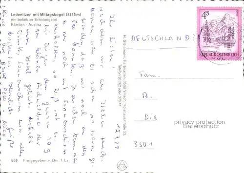 Ledenitzen Mittagskogel 