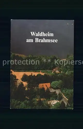 Waldheim Brahmsee Evangelisches Jugendheim  Kat. Langwedel