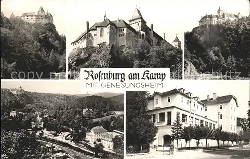 Rosenburg Kamp mit Genesungsheim Kat. Rosenburg Mold