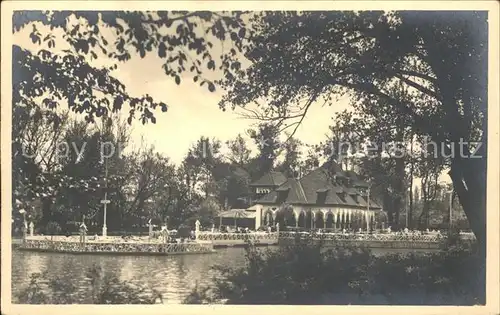 Bucuresti Pavillon am Wasser Kat. Rumaenien