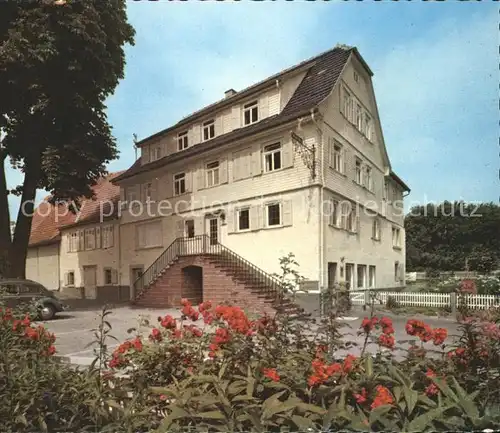 Eberbach Neckar Gasthaus Pension Hirsch Kat. Eberbach