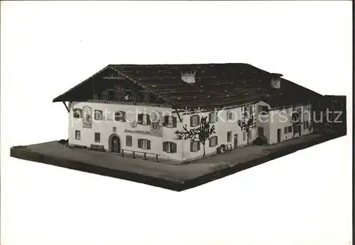 Tirol Region Bauernhaus Modell Kat. Innsbruck