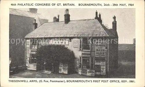 Bournemouth UK Tregonwell Arms First Post Office  Kat. Bournemouth