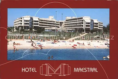 Novigrad Hotel Maestral Kat. Kroatien