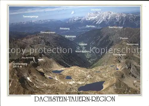 Dachstein Gebirge Tauern Region Klafferkessel Seen Untertal Schladming Rohrmoos Kat. Oesterreich
