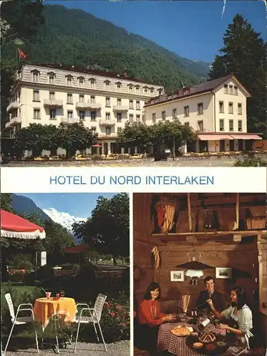 Interlaken BE Hotel du Nord  Kat. Interlaken