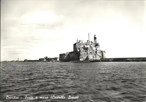 Brindisi Forte a mare Castello Svevo  Kat. Apulien