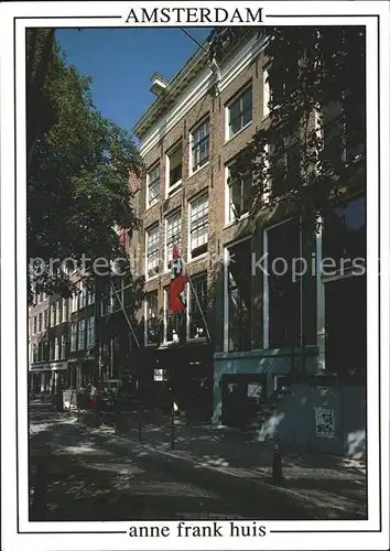Amsterdam Niederlande Anne Frank Huis Kat. Amsterdam