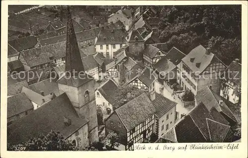 Blankenheim Eifel Blick von der Burg Kat. Blankenheim