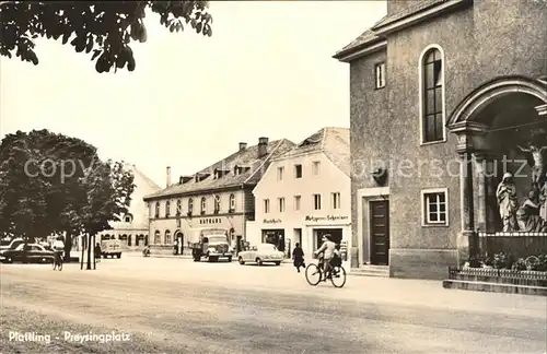 Plattling Isar Bayern Preysingplatz Kat. Plattling