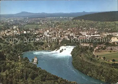 Neuhausen Rheinfall Fliegeraufnahme 