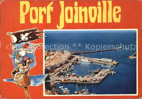 Port Joinville Hafen Piraten Fernrohr