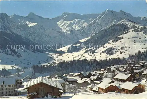 Adelboden Tierhoernli Steghorn Wildstrubel Fitzer Kat. Adelboden