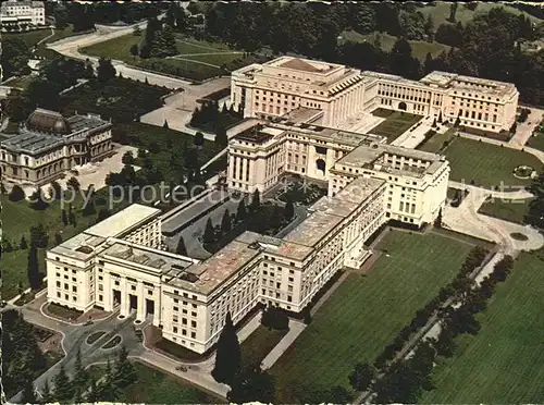 Geneve GE Fliegeraufnahme Palais des Nations Kat. Geneve