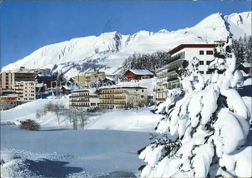 Crans sur Sierre La station en hiver Kat. Crans Montana