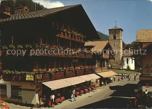 Adelboden Dorfpartie Kat. Adelboden