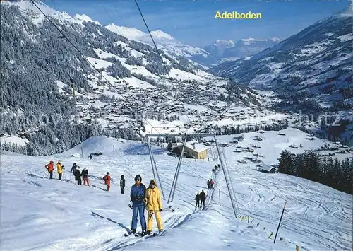 Adelboden Skilift Kuenisbergli Niesen Niederhorn  Kat. Adelboden