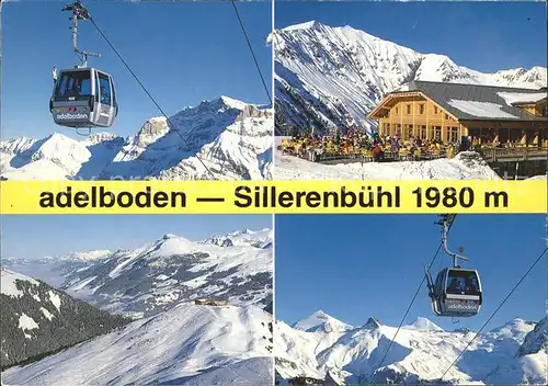 Adelboden Sillerenbuehl Luftseilbahn Berghaus Kat. Adelboden