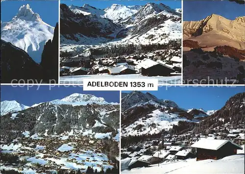 Adelboden Ortsansichten Alpen  Kat. Adelboden