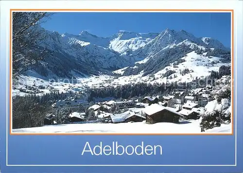 Adelboden Tierhoernli Steghorn Wildstrubel  Kat. Adelboden