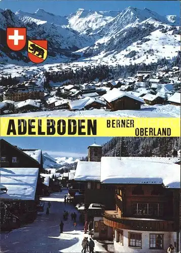 Adelboden Dorfstrasse Ortsansicht Kat. Adelboden