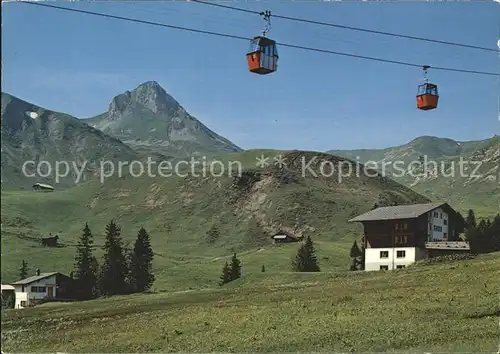 Adelboden Gondelbahn Geils Hahnenmoos Regenbolshorn Kat. Adelboden