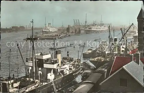 Amsterdam Niederlande Ij Dampfer Hafen  Kat. Amsterdam