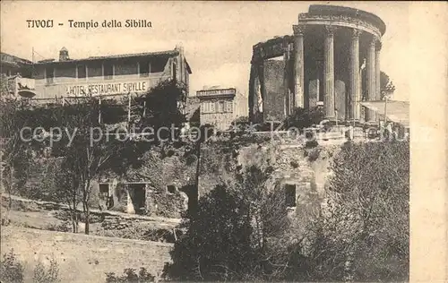 Tivoli Tempio della Sibilla Kat. Italien