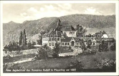 Mayerling Baden Altes Jagdschloss Kroprinz Rudolf / Baden /Wiener Sueden