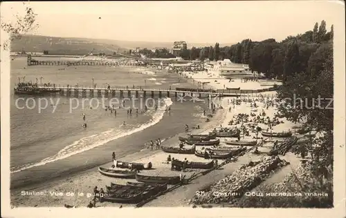 Staline Vue de la Plage / Bulgarien /