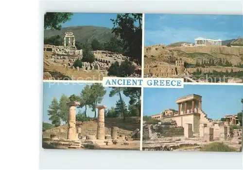 Griechenland Greece Ancient Greece Tempel Antike Staetten Kat. Griechenland