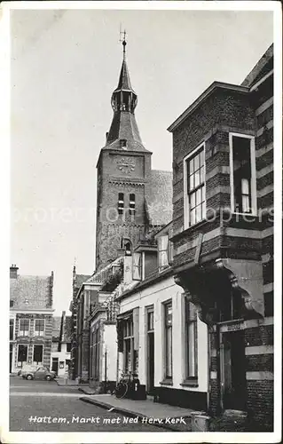 Hattem Zwolle Markt Ned. Herv. Kerk Kat. Zwolle