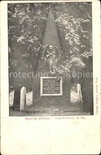 Soestdijk Pullman Gedenkteeken Denkmal Kat. Baarn