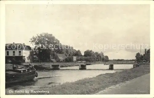 Hardenberg Niederlande De Vecht Bruecke Kahn / Niederlande /