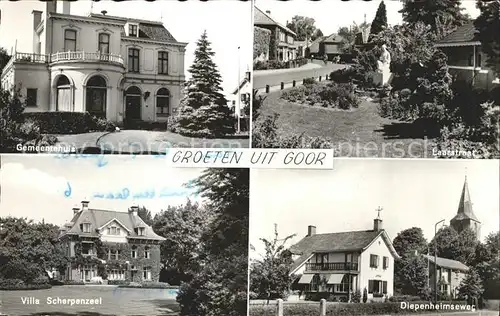 Goor Gemeentehuis Laanstraat Villa Scherpenzeel Diepenheimseweg Kat. Hof van Twente