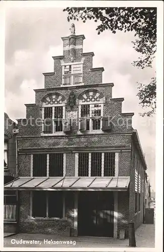 Oudewater Heksenwaag Giebel Kat. Oudewater