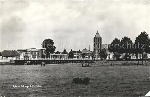 Dalfsen Gezicht met Kerk Kirche Kat. Niederlande