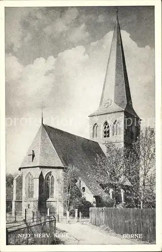 Borne Overijssel Ned Herv Kerk Kirche Kat. Borne