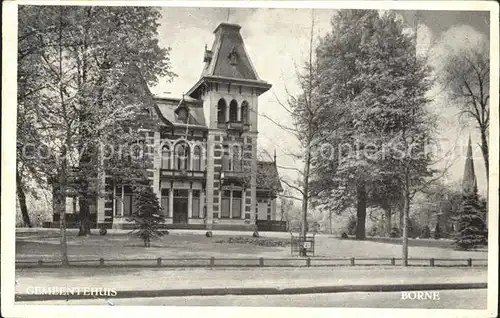 Borne Overijssel Gemeentehuis Kat. Borne