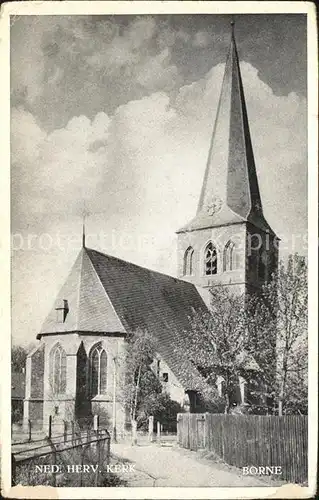 Borne Overijssel Ned Herv Kerk Kirche Kat. Borne