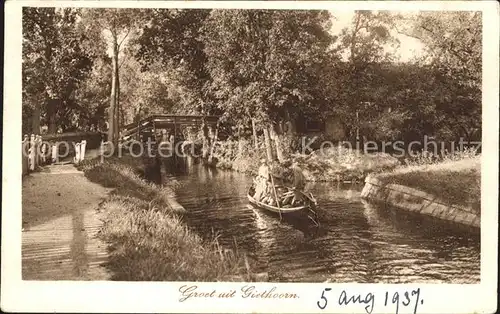 Giethoorn Kahn Wasserstrasse Kat. Steenwijkerland