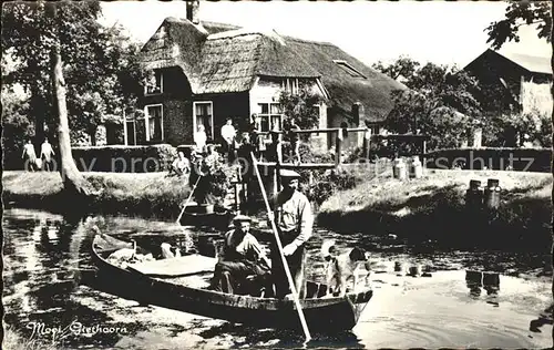 Giethoorn Kahn Wasserstrasse Kat. Steenwijkerland