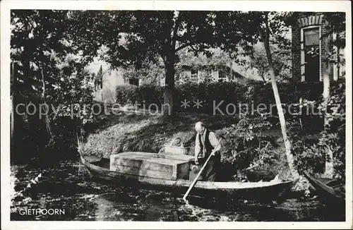 Giethoorn Bondshotel Pension Prinsen Beulakerwiede Kahn Wasserstrasse Kat. Steenwijkerland