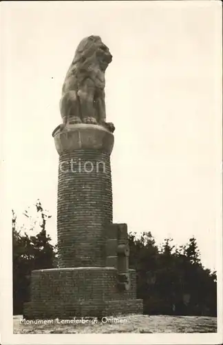 Ommen Overijssel Monument Lemelerberg  Kat. Ommen