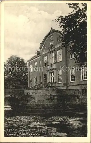 Ommen Overijssel Kasteel Eerde Kat. Ommen