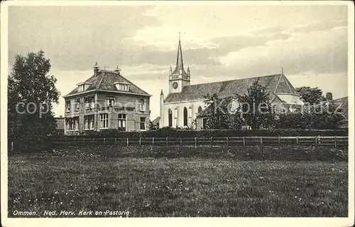 Ommen Overijssel Ned Kerk Pastorie Kat. Ommen