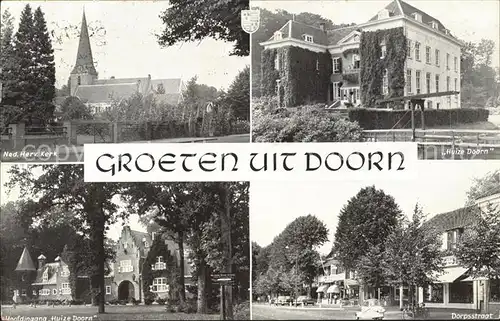 Doorn Niederlande Kerk Huize Dorpstraat / Utrechtse Heuvelrug /Utrecht