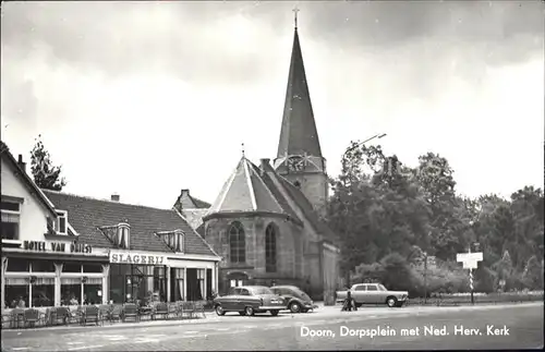 Doorn Niederlande Dorpsplein met Ned Herv Kerk Kirche / Utrechtse Heuvelrug /Utrecht