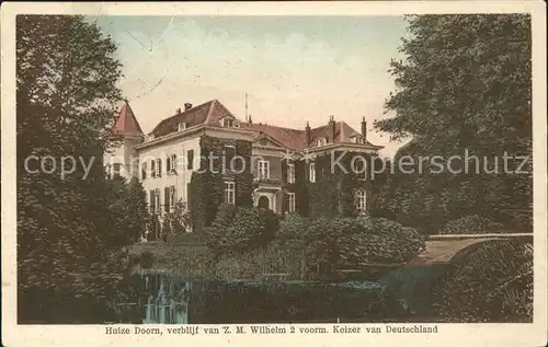 Doorn Niederlande Huize ZM Wilhelm II Schloss Kaiser Wilhelm / Utrechtse Heuvelrug /Utrecht