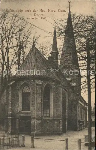 Doorn Niederlande Oude Kerk anno 1100 Kirche / Utrechtse Heuvelrug /Utrecht